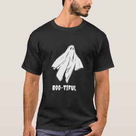 Boo-tiful Ghost | Niedliches T-Shirt Schwarz/Weiß 