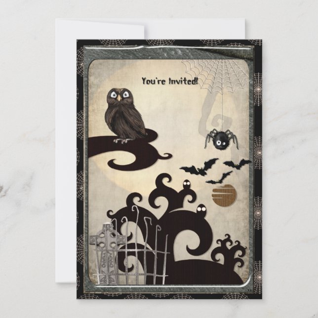 Boo-Tilicious Halloween EVENT PARTY Einladung (Vorderseite)