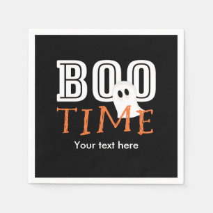 BOO TIME Halloween Ghost Party Napkins Serviette