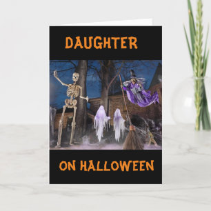 "BOO TO YOU" **DAUGHTER** HAPPY HALLOWEEN CARD KARTE