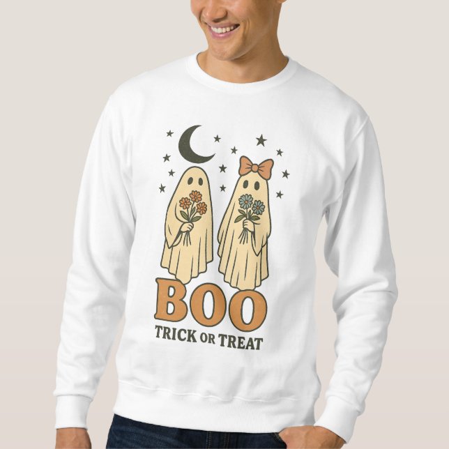 BOO-TRICK ODER BEHANDLUNG SWEATSHIRT (Vorderseite)