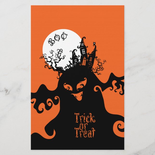 Boo Trick oder Treat Design Flyer (Vorne)