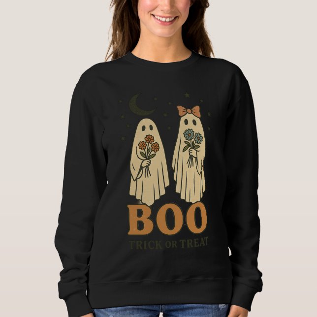 BOO -TRICK OR TREAT SWEATSHIRT (Vorderseite)