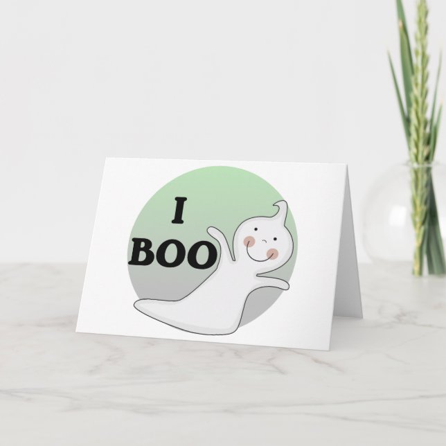Boo Tshirts und Geschenke Karte (Vorderseite)