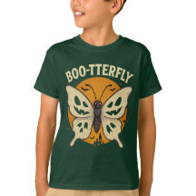 BOO-TTERFLY Halloween Pun T - Shirt Spooky Butterf