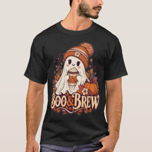 Boo und Brau Gespenst Halloween T-Shirt