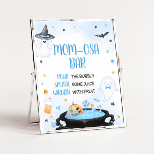 Boo-y Halloween Baby Shower Mama Osa Bar Poster