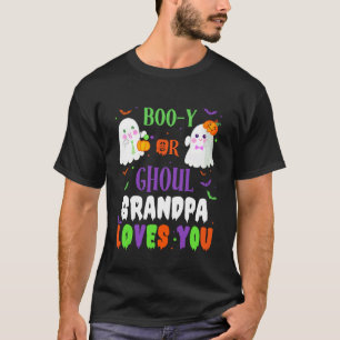 Boo-y Oder Ghoul Opa liebt dich Boo Halloween Bab T-Shirt