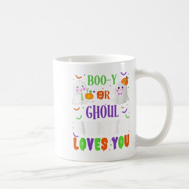 Boo-y oder Ghoul Tanti Lieben Sie boo Halloween Ba Kaffeetasse (Rechts)