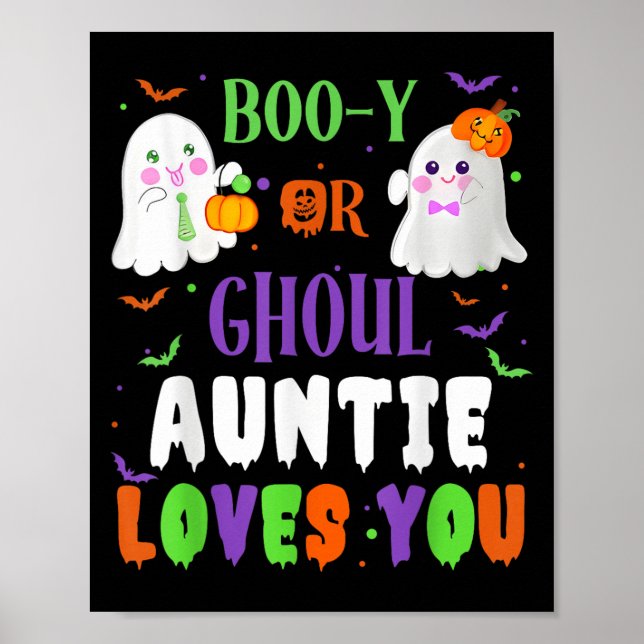 Boo-y oder Ghoul Tanti Lieben Sie boo Halloween Ba Poster (Vorne)