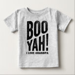 Boo Yah Grandma und Opa Baby T-shirt<br><div class="desc">Rock diese Großeltern Stolz mit einem großen ol' boo yah.</div>