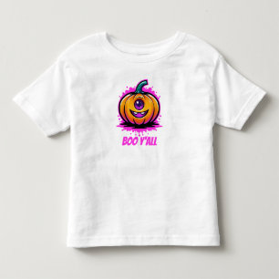 Boo Y'All, gruselig niedliches Halloween-Design Kleinkind T-shirt