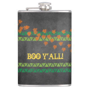 BOO Y'ALL Halloween Pop Südliche Gastfreundschaft Flachmann
