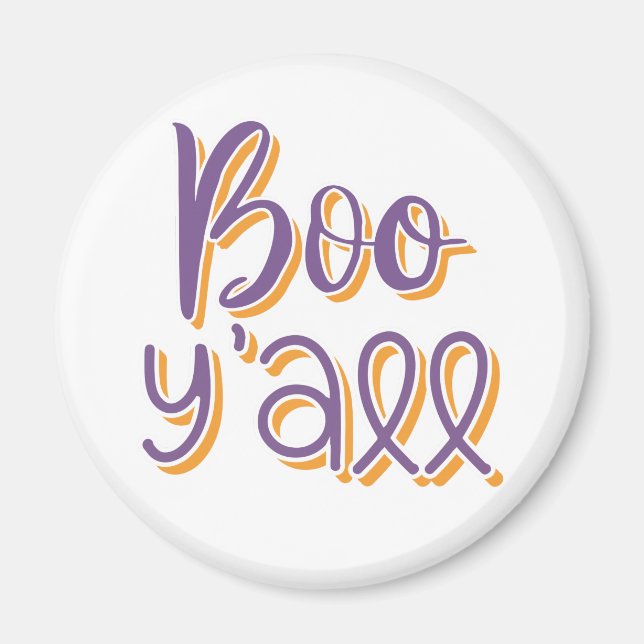 Boo Y'all Magnet (Vorne)