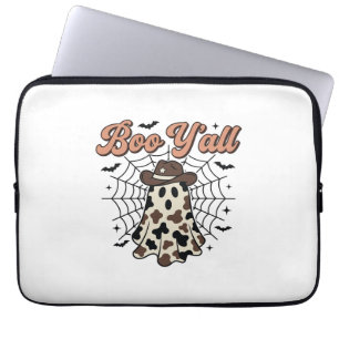 Boo Yall Western Geist Halloween Design Laptopschutzhülle