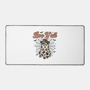 Boo Yall Western Geist Halloween Design Schreibtischunterlage