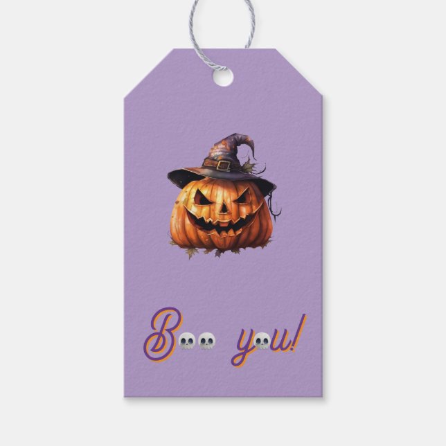 Boo You Gift Tag Geschenkanhänger (Vorderseite)