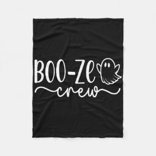 Boo-ze Crew Halloween-Geist-Urlaub-Kreuzfahrt-T-Sh Fleecedecke
