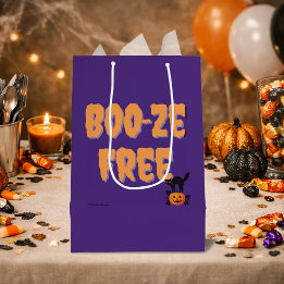 Boo‑ze Free | Alkoholfreie Halloween-Party Mittlere Geschenktüte