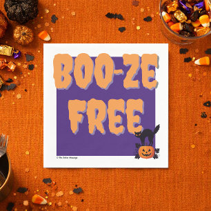 Boo‑ze Free Alkoholfreie Halloween-Party Serviette