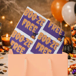 Boo‑ze Free | Halloween Sober Party Seidenpapier