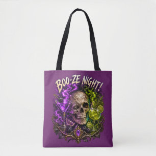 Boo Ze Night Gothic-Schädel-Cocktail-Tasche