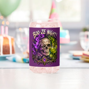 Boo Ze Night Gothic-Schädel-Cocktailglas Dosenglas