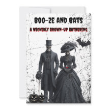 Boo-ze und Fledermäuse Gotische Erwachsene Hallowe
