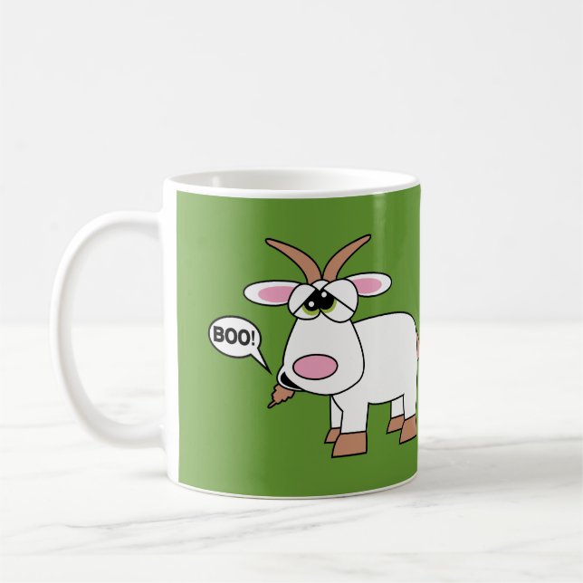 Boo! Ziege Kaffeetasse (Links)