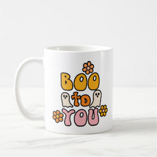 Boo zu dir süßes Halloween Kaffeetasse