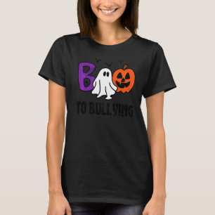 Boo zu schikanieren Ghost Pumpkin Orange Anti Bull T-Shirt
