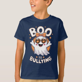 Boo zu schikanieren Niedlich Ghost Anti-Bullying H T-Shirt
