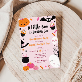 Boo zweiten Geburtstag unser kleiner Boo dreht zwe Einladung