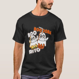 Booba Boo rito Kawai Boba Tea Burrito innen Hallo T-Shirt