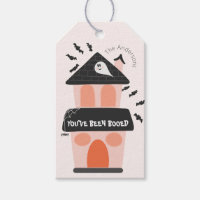 Booback Niedliches rosa und orange Spuk Haus