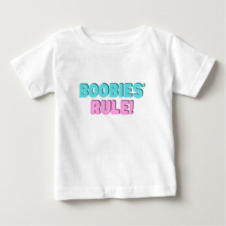 Boobies-Regel Baby T-shirt