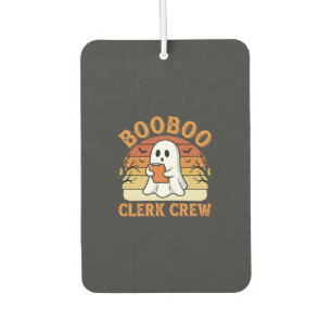 Booboo Clerk Crew Halloween-Geisterdesign_1 Autolufterfrischer