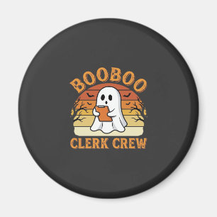 Booboo Clerk Crew Halloween-Geisterdesign_1 Magnet