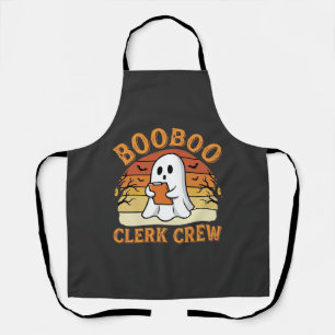 Booboo Clerk Crew Halloween-Geisterdesign_1 Schürze