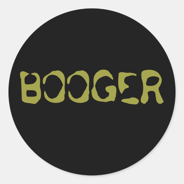 Booger Sticker (Vorderseite)