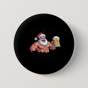 Booger Sugar Santa Funny Weihnachtsmäeme B Button