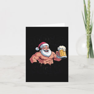 Booger Sugar Santa Funny Weihnachtsmäeme B Karte