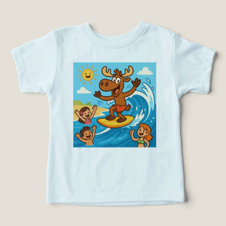 Boogie Board Moose–Action-reiches Strand-T-Shirt f
