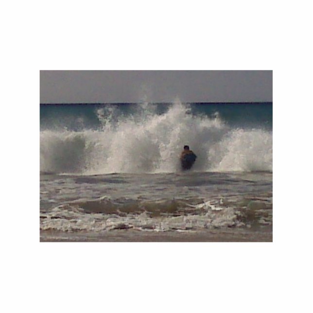 Boogie-Boarding Mauna Kea Freistehende Fotoskulptur (Vorne)