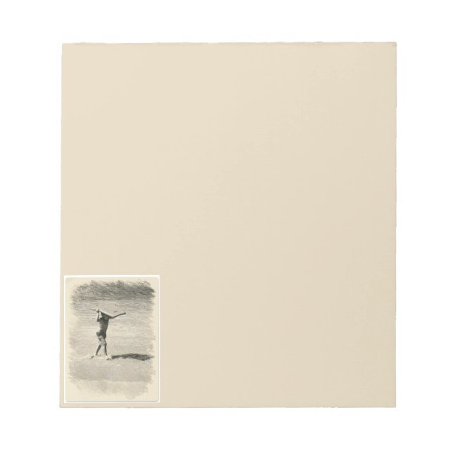 Boogie Boarding Notizblock (Vorderseite)