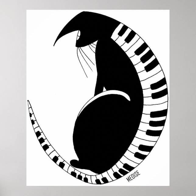 Boogie Cat Poster (Vorne)