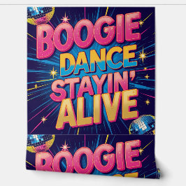 Boogie Dance Stayin'Alive Disco Party Entfernbar Tapete