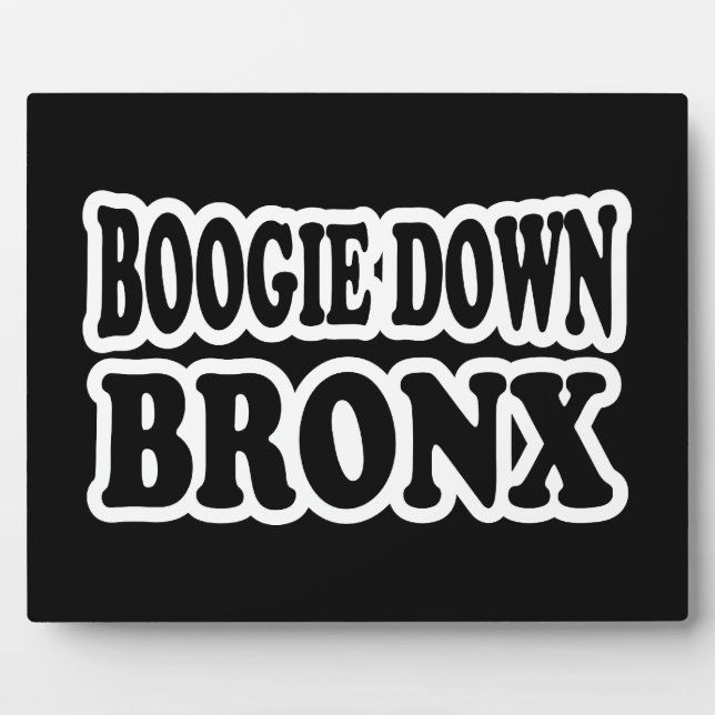 Boogie Down Bronx, NYC Fotoplatte (Vorderseite)