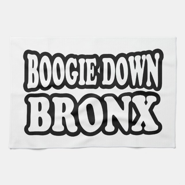 Boogie Down Bronx, NYC Küchentuch (Horizontal)