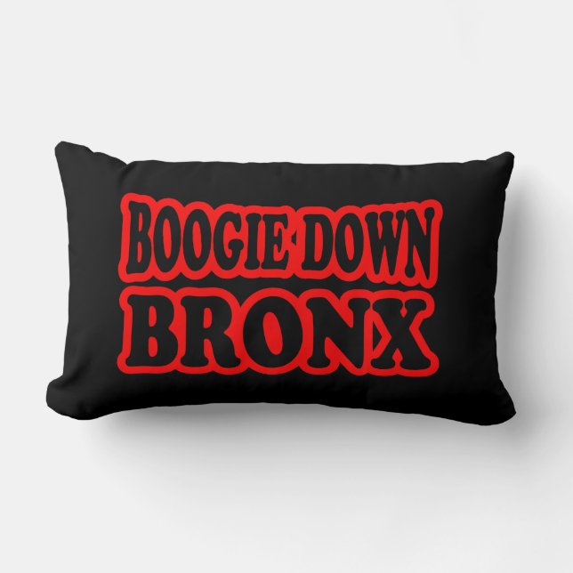 Boogie Down Bronx, NYC Lendenkissen (Vorderseite)